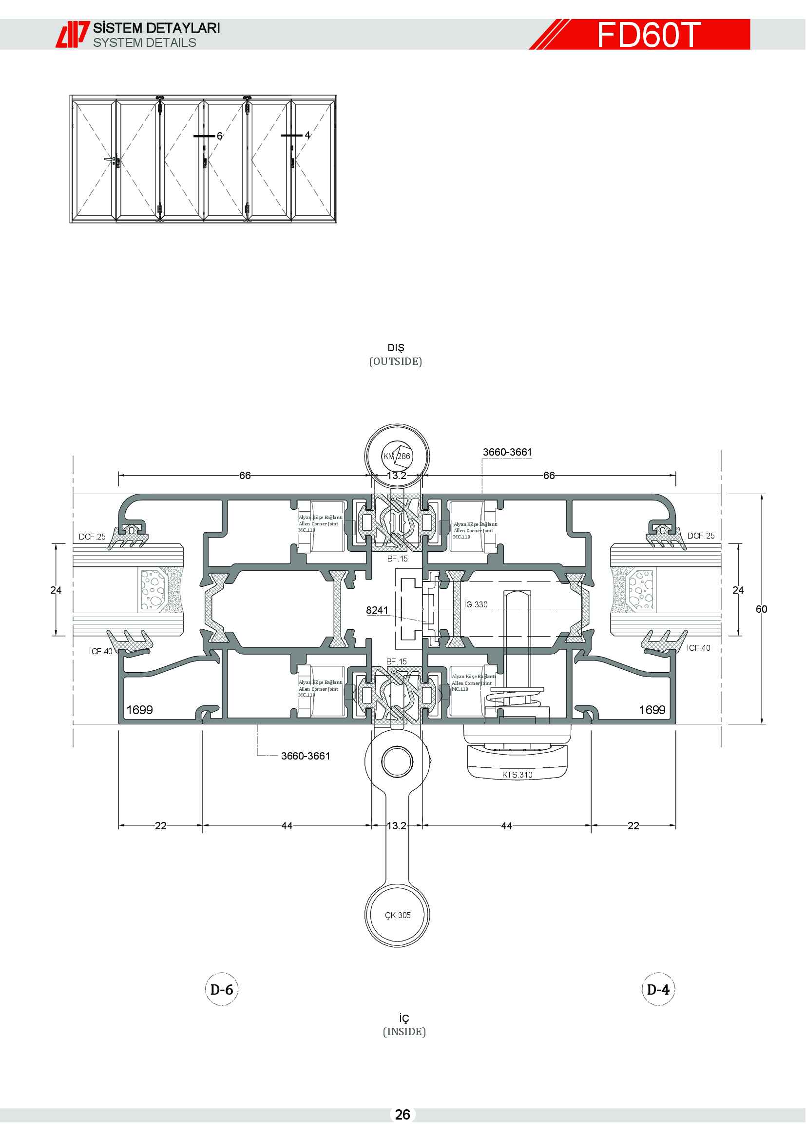 Aluminyum Katlanır Kapı 29